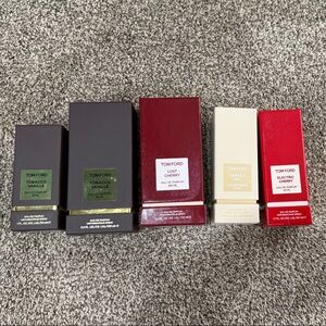 Tom Ford Empty Fragrance Boxes Lot Tobacco Vanille Lost Cherry Display